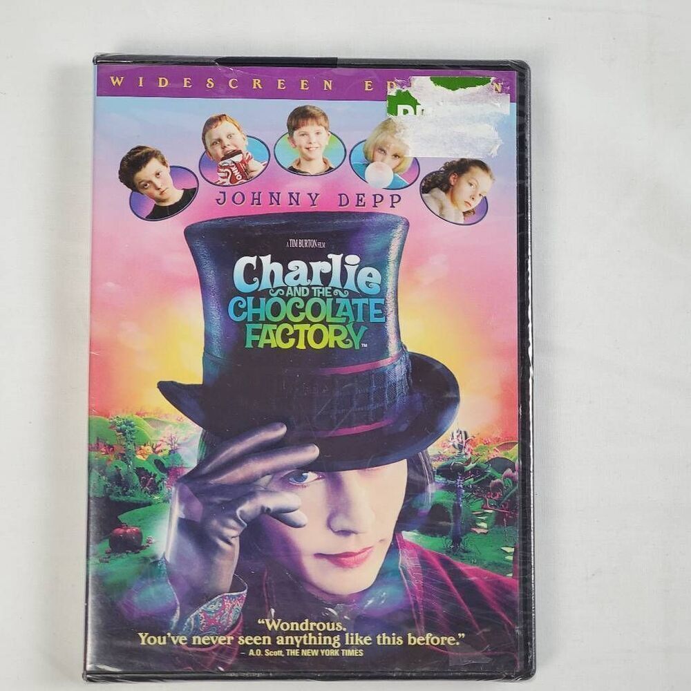 Charlie and the Chocolate Factory (DVD, Johnny Depp)